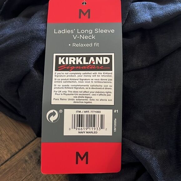 Kirkland Signature Ladies Long Sleeve V-Neck - Picture 8 of 8